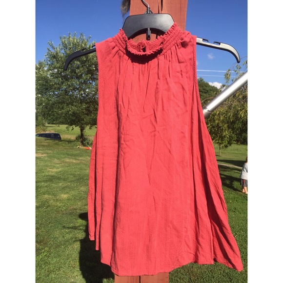 A New Day Pink High Neck Tank Top - Picture 1 of 4